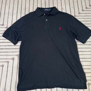 Polo Ralph Lauren Black Short Sleeve Polo Shirt Men's LT